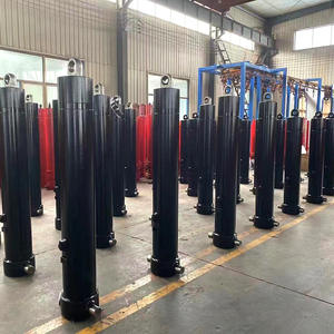 Cylindre hydraulique télescopique à montage frontal personnalisé pour camion à benne, système de levage multi-étages robuste - Product Image 4