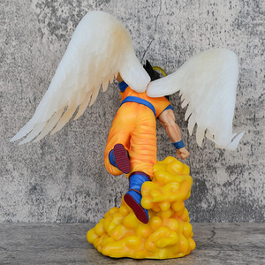 Figura de Anime de Goku con Alas de <span class=keywords><strong>Dragon</strong></span> <span class=keywords><strong>Ball</strong></span> <span class=keywords><strong>Z</strong></span>, Modelo de Juguete de PVC, Estatua de Goku Despedida del Ángel, Figura de Acción - Product Image 5