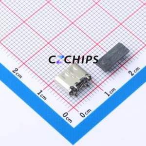 YTC-TC16T-33 USB Connector SMD Connector ( Connector Type: Type-C )( Gender: Female )( Mounting Type: Vertical Mount ) - Product Image 2