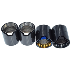 Pour <span class=keywords><strong>BMW</strong></span> Série 3 Série 4 <span class=keywords><strong>320d</strong></span> 330i 330e 425 435 G20 G21 G23 Embout d'échappement en fibre de carbone - Product Image 5