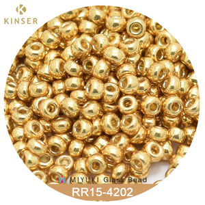 Miyuki-Rocailles redondos japoneses, 15/0 cuentas, 1,5 Mm, 19 colores, brillo metálico, paquete de 10g - Product Image 6