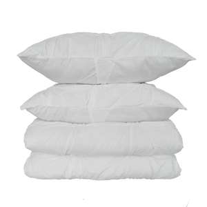 Ensemble de literie en forme d'épingle de rêve, modèle moderne, grande qualité, 100% coton, couleur unie, literie froncée, 180T, 3 pièces, vente en gros - Product Image 5