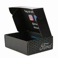 Boîte d'emballage protectrice résistante aux chocs pour la livraison e-commerce, emballage cosmétique et de soins de la peau, boîte d'expédition avec impression couleur intégrale