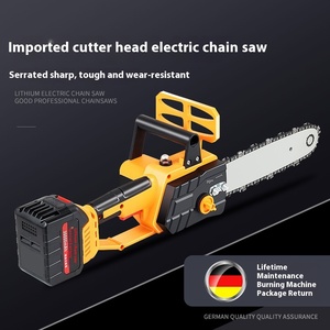 Scie à chaîne sans fil portable personnalisée, à une main, sans balais, à batterie lithium, petite scie de déboisement domestique, haute performance industrielle OEM - Product Image 3