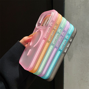 เคสโทรศัพท์มือถือแบบแม่เหล็กสีใหม่ด้านแบบด้าน สำหรับ iPhone 18 17 16 15 Pro Max ป้องกันการกระแทก ฝาหลังโปร่งแสง - Product Image 2