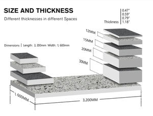 Losas <span class=keywords><strong>de</strong></span> <span class=keywords><strong>piedra</strong></span> <span class=keywords><strong>de</strong></span> cuarzo <span class=keywords><strong>de</strong></span> EASTGEM: larga duración para <span class=keywords><strong>barbacoas</strong></span> al aire libre y cocinas <span class=keywords><strong>de</strong></span> patio - Product Image 6