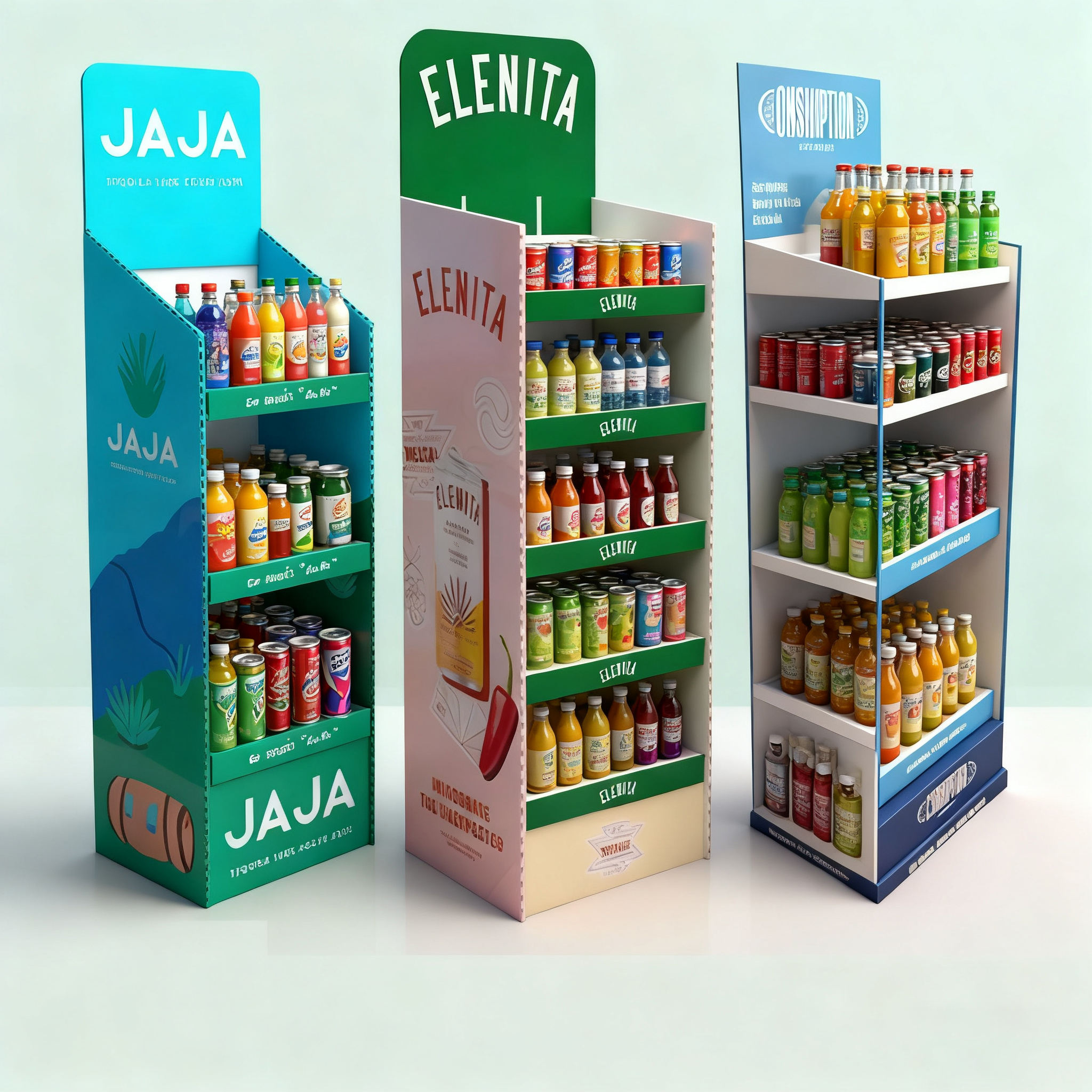 Exhibición de Bebidas/Cervezas/Productos enlatados