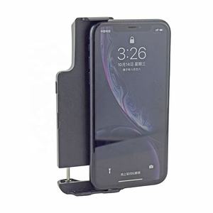 Escáner de código de barras <span class=keywords><strong>para</strong></span> teléfono móvil, lector de código de barras inalámbrico <span class=keywords><strong>QR</strong></span> portátil con Clip trasero 2D, color azul - Product Image 2