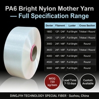 Fil monofilament en nylon ultra-fin 15D brillant 1F pour bas transparents haut de gamme et dentelle délicate