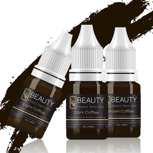 Bộ mực xăm vi chạm vĩnh cửu OEM 10ml, mực xăm vi chạm lông mày, kẻ mắ<span class=keywords><strong>t</strong></span> - Product Image 3