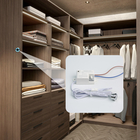 Lámpara LED Shinehchip AC220V 100W, Sensor de doble puerta de alta calidad, Sensor de movimiento de onda manual, interruptor de inducción para muebles de armario