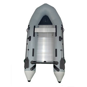 Ventes chaudes - Bateau pneumatique <span class=keywords><strong>Comax</strong></span> pour 4-5 personnes, bateau pneumatique de pêche et de navigation en eau douce, PVC avec plancher en aluminium, pour la mer et les lacs - Product Image 2