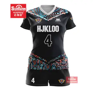 中国专业定制最新设计你自己的颜色升华印花无袖男士沙滩排球制服运动衫