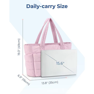 Bolso Tote de Diseño para Mujer, Nuevo Modelo 2026, Elegante, Acolchado, de Gran Capacidad, para Damas, <span class=keywords><strong>Moda</strong></span> Casual, Viajes y Compras - Product Image 2