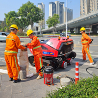 Robot mobile de pompage d'inondations de qualité supérieure 1200m³/h pour les travaux d'urgence en cas d'inondation induite par un typhon
