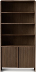 Armadietto di vetro in legno massello americano, vetrina, libreria, credenza - Product Image 3