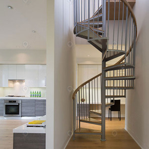 Escalier <span class=keywords><strong>en</strong></span> colimaçon extérieur résistant aux intempéries Prima North American, design économique, <span class=keywords><strong>kit</strong></span> d'escalier <span class=keywords><strong>en</strong></span> colimaçon extérieur - Product Image 2