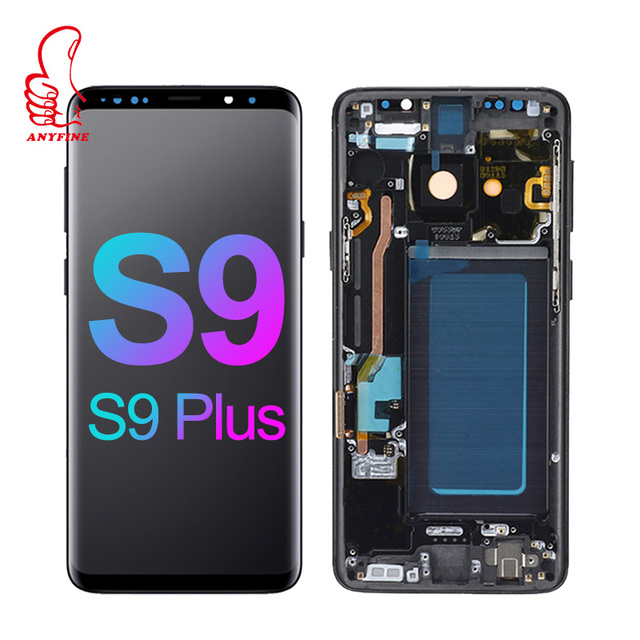 AMOLED Replacement for SAMSUNG Galaxy S9 S9+LCD Touch Screen Digitizer with Frame G960 G965 Display