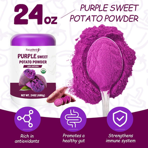FocusHerb venta al por mayor de alta calidad 100% puro de grado alimenticio orgánico púrpura dulce en polvo - Product Image 3