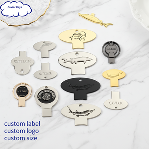 Étiquettes métalliques en alliage de zinc finition laiton antique pour manteaux, vestes, vêtements d'extérieur – Vente en gros usine, service OEM en vrac - Product Image 2