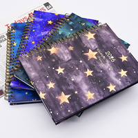 Cuaderno Espiral de Tapa Dura con Hojas Sueltas y Diseño Floral, Personalizable, Tamaño A5/A6, para Estudiantes