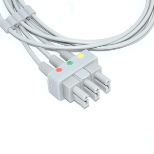 Câble ECG à 3 fils Phillip, fils de connexion M1603A M1613A, matériau TPU, fils ECG - Product Image 6