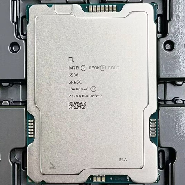 Genuine New for Xeon Gold 2.2GHz 270W 32Core FCLGA4677 SRN5C Server CPU with Virtualization Technology 6530