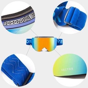 Esquí, Snowboard <span class=keywords><strong>gafas</strong></span> mujeres hombres <span class=keywords><strong>gafas</strong></span> de esquí máscara UV 400 nieve protección <span class=keywords><strong>gafas</strong></span> adultos Anti-niebla doble cilíndrico - Product Image 4