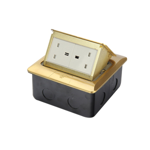 Стандартный выдвижной разъем питания со стальной коробкой двойной тип скрытого напольного разъема Usb водонепроницаемый разъем питания - Product Image 2