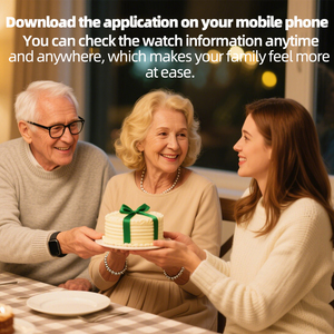 Đồng hồ thông minh theo dõi người già từ xa, vòng tay khẩn cấp cho bệnh nhân, người mắc chứng mất trí nhớ Alzheimer, thiết bị định vị điện thoại khẩn cấp <span class=keywords><strong>GPS</strong></span> SOS - Product Image 6