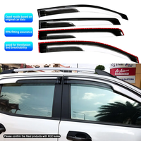 Deflector de ventana de sombra de ventilación de coche directo de fábrica, Parasol, Deflector de viento, protector de lluvia para Isuzu d-max 2018-2024