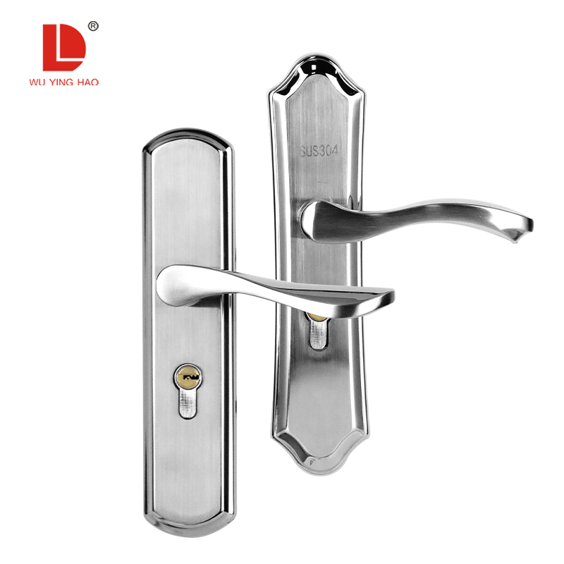 Регулируемые дверные ручки WUYINGHAO из нержавеющей стали, 2 боковых замка для межкомнатных дверей