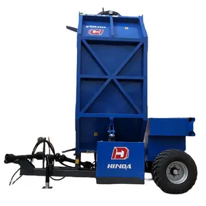 HINDA -200/300a/300B máquina de torneado de compost de estiércol animal PTO para granjas/mejor compost para huerto
