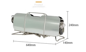 <span class=keywords><strong>Four</strong></span> <span class=keywords><strong>solaire</strong></span> à réflecteur parabolique en acier commercial pour la cuisson au barbecue sans carburant pour une utilisation d'urgence à domicile - Product Image 2