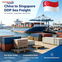 Transit maritime DDP fiable avec suivi, transitaire Chine-Singapour, service de dédouanement, assurance, stockage et expédition