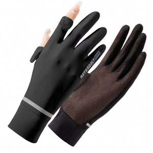 Guantes de Verano para Mujer con Protección UV, para Pantalla Táctil, Transpirables, de Seda de Hielo, para Conducir - Product Image 5