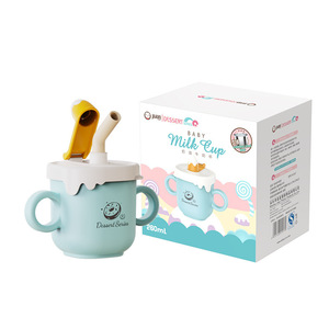 2026 Baby Trainer Cup Stainless Steel Toddler Sippy Cup <b>with</b> <b>Straw</b> Double Handle Wholesale Custom Logo Insulated Milk Cup Factor - Product Image 2