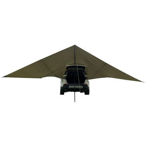4x4 todoterreno al aire libre Auto coche a prueba de sol impermeable toldo lateral techo tienda <span class=keywords><strong>para</strong></span> Camping sombrilla tienda lona - Product Image 4