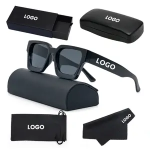 VIFF XY8542 Moda Mujer Tonos Lunette De Soleil Logotipo personalizado Gafas de sol cuadradas de plástico para hombres