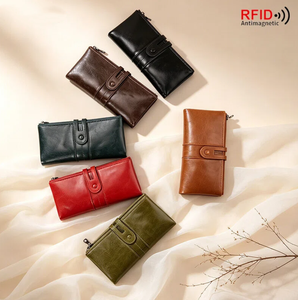 Factory <b>Long</b> Wallet <b>Purse</b> for Women Girls Pu Leather Fashion Clutch Shoulder Bags Handbag Multifunction Anti-rfid - Product Image 6