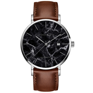 Reloj Mecánico Automático de Lujo para Hombre, Correa de Cuero Vacuno, Acero Inoxidable, Casual, de Negocios, Minimalista - Product Image 5