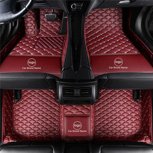 Alfombrilla de cuero para coche Toyota, bmw, Audi, tesla, honda, personalizada, no tóxica, resistente a los arañazos, de fábrica, a la moda - Product Image 6