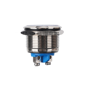 Lumière indicatrice LED bleue étanche IP65 en acier inoxydable 12/16/19/22MM, ultra-lumineuse - Product Image 6