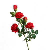 Fleur artificielle en soie Rose Pivoine faite à la main, décoration moderne pour la maison, salon, table à manger, table basse, lieu de mariage, livraison rapide