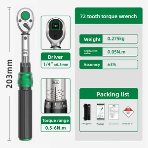 OEM endüstriyel sınıf yüksek hassasiyetli tork anahtarı seti kaymaz sap ile güçlü tork çok fonksiyonlu güçlü tork - Product Image 5