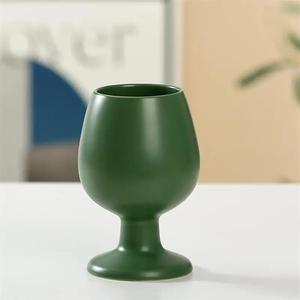 Copa <span class=keywords><strong>de</strong></span> Vino Creativa <span class=keywords><strong>para</strong></span> Bodas, Copa <span class=keywords><strong>de</strong></span> Vino <span class=keywords><strong>para</strong></span> Recién Casados, Copa <span class=keywords><strong>de</strong></span> Cerámica <span class=keywords><strong>de</strong></span> Estilo Chino con Base Alta <span class=keywords><strong>para</strong></span> Parejas, Copa Engrosada - Product Image 4