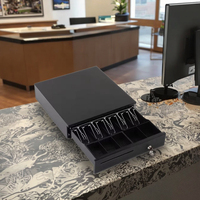 Tiroir-caisse et boîte à monnaie mini POS 5 billets 5 pièces avec comptage et tri automatiques en ABS