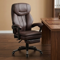 Chaise de bureau ergonomique en PU pour gaming, réglable en hauteur, avec accoudoirs pivotants, confortable pour la maison, le dortoir et le streaming en direct