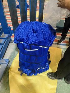 चीन नायलॉन/पॉलिएस्टर एकल नॉटलेस उच्च शक्ति मछली पकड़ने वाले शुद्ध निर्माता 12 मिमी-1000 मिमी मछली पालन जाल - Product Image 6