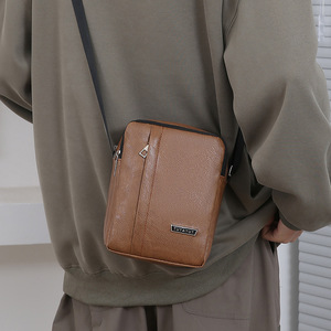 TUYAYUT Men's Shoulder Bag Black Waterproof Vertical Crossbody Bag Business Travel Casual Style - Product Image 3